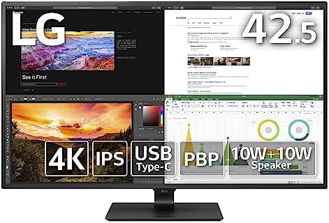 LG モニター 42.5インチ/4K/HDR/IPS非光沢 43UN700-B